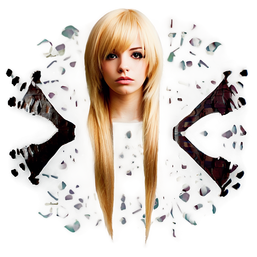 Emo Blonde Hair Png Ekw