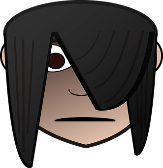 Emo Cartoon Character