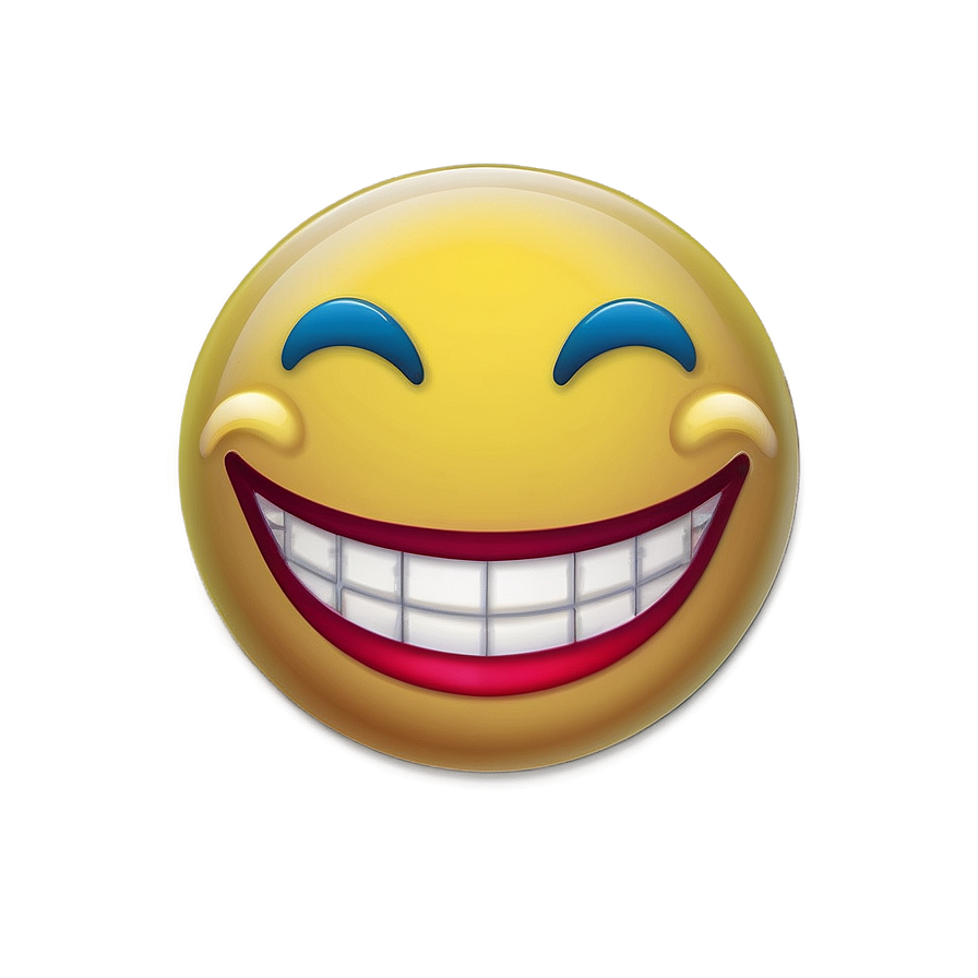 Emoji Grin Icon Png 59