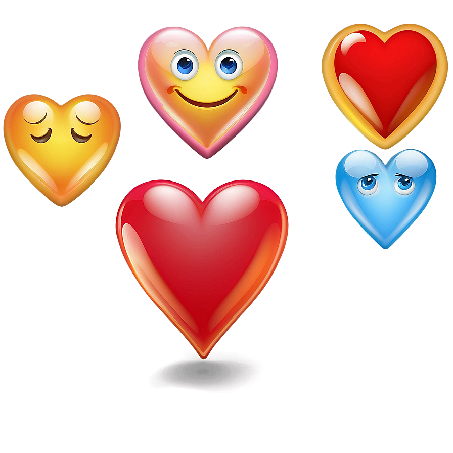 Emoji Hearts In Love Png Xfb24