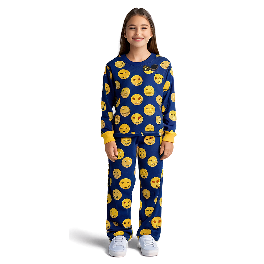 Emoji Pajama For Teens Png 47