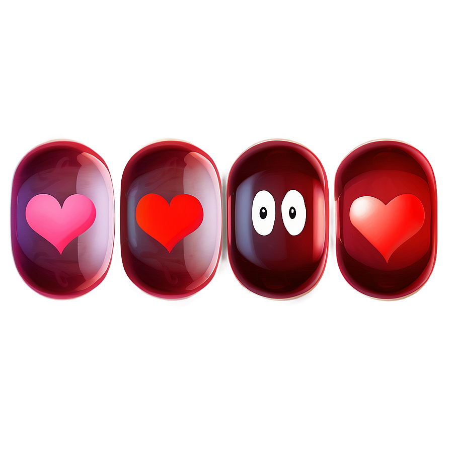 Emotive Red Heart Emoji Png 73