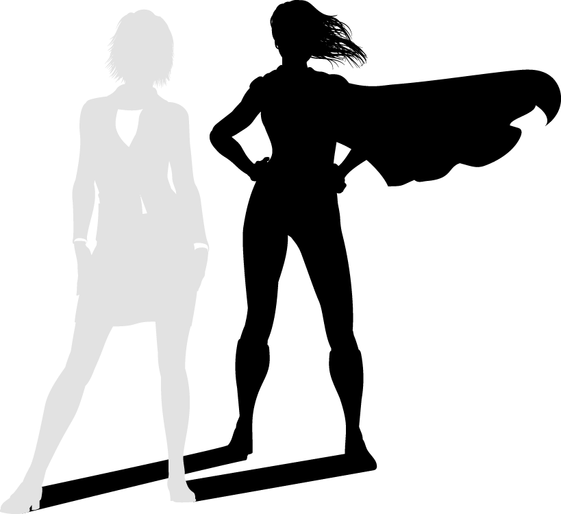 Empowermentand Confidence Silhouette