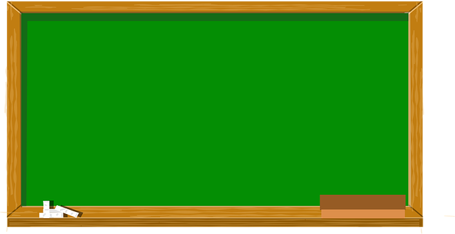 Empty Classroom Chalkboard