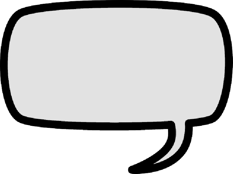 Empty Comic Speech Bubble