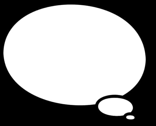 Empty Comic Speech Bubble