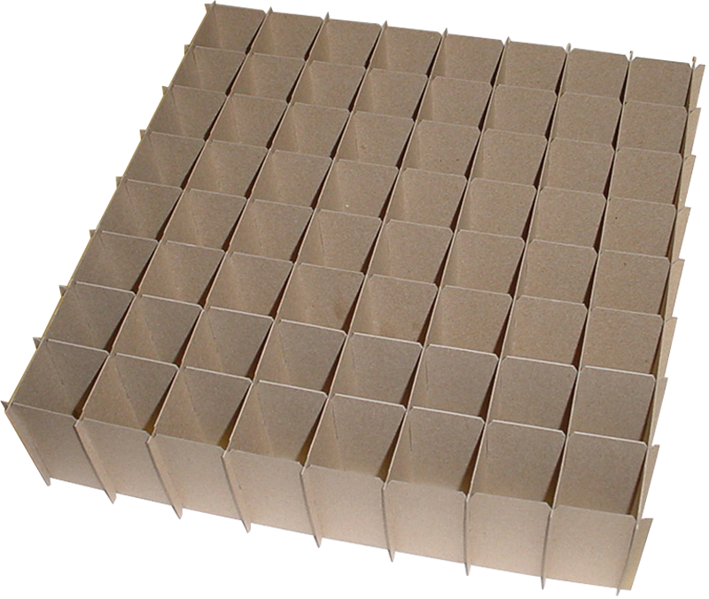 Empty Egg Carton Grid Structure