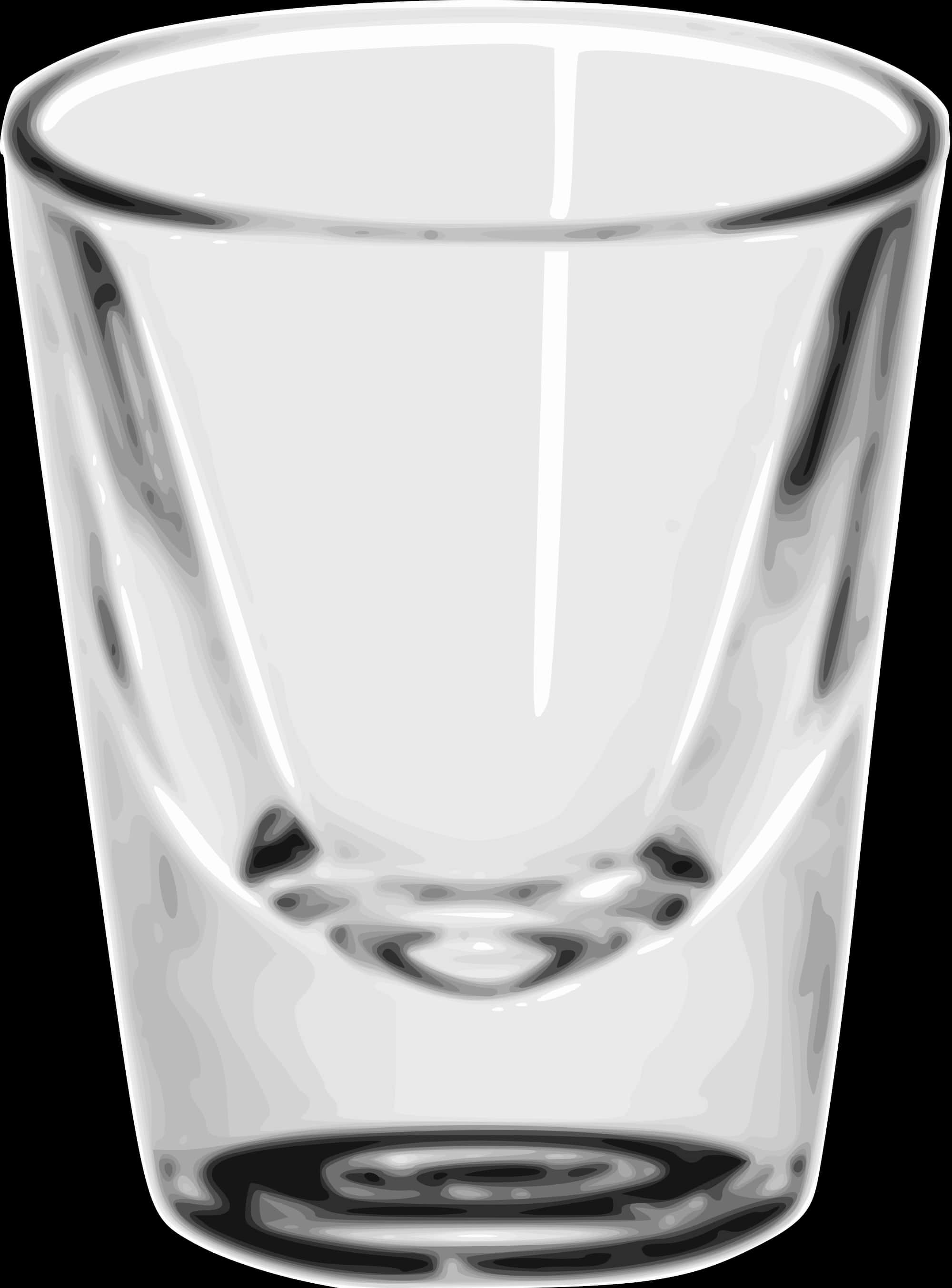 Empty Glass Transparent Background