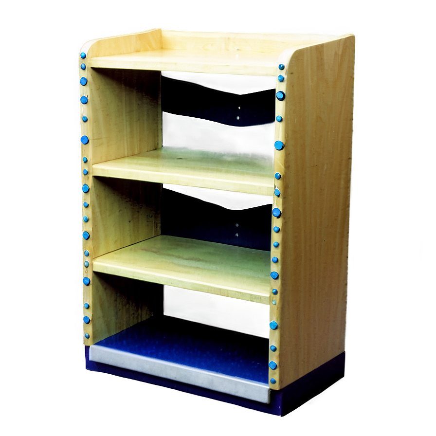 Empty Library Shelf Png 06272024