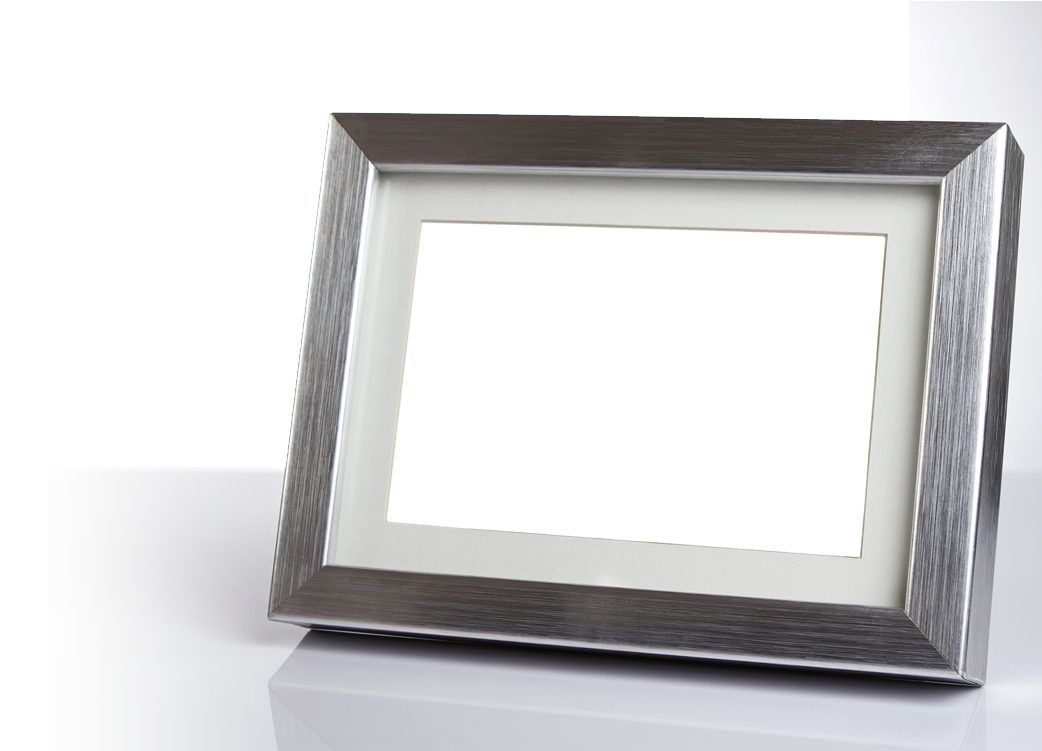 Empty Picture Frameon Table