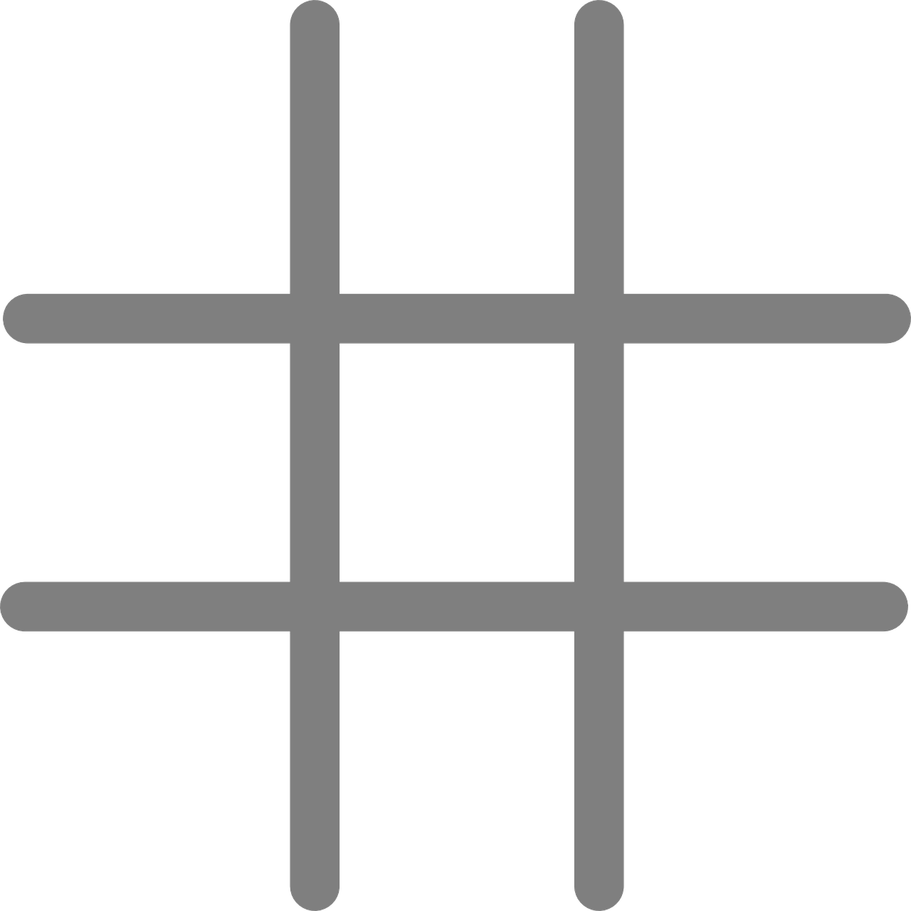 Empty Tic Tac Toe Board