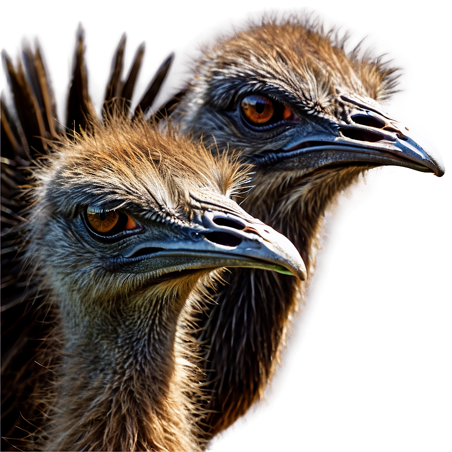 Emu Family Png 06252024