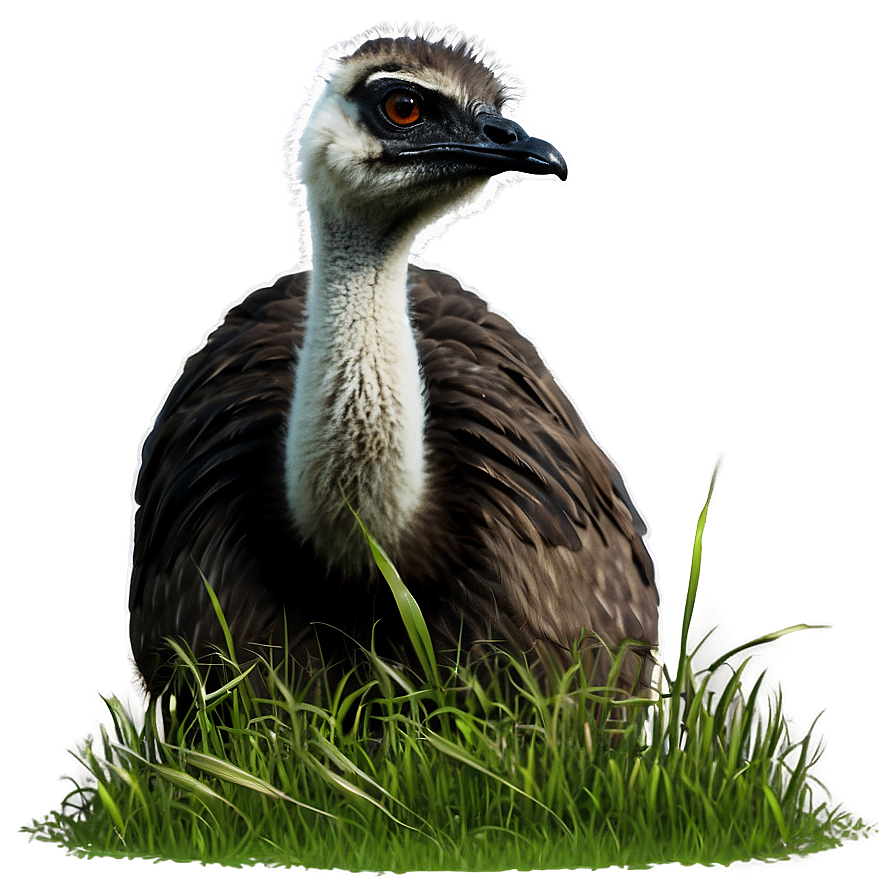 Emu In Grass Png 47