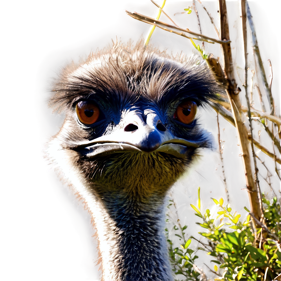 Emu In Nature Png 06252024