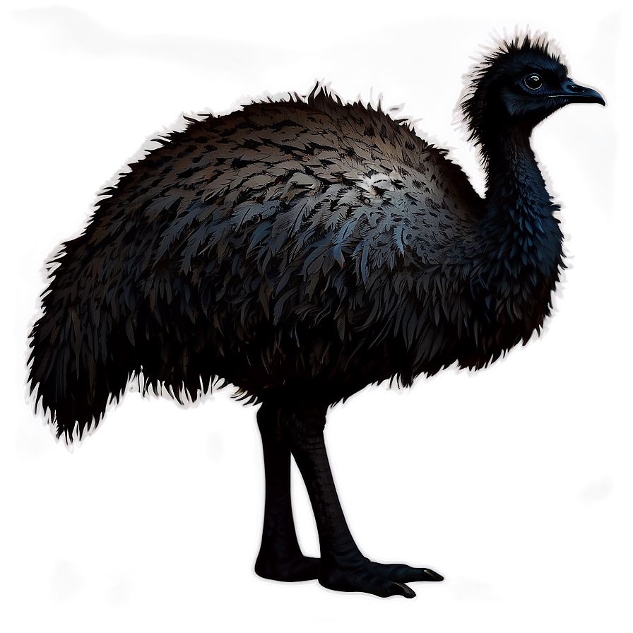 Emu Silhouette Png Swo99