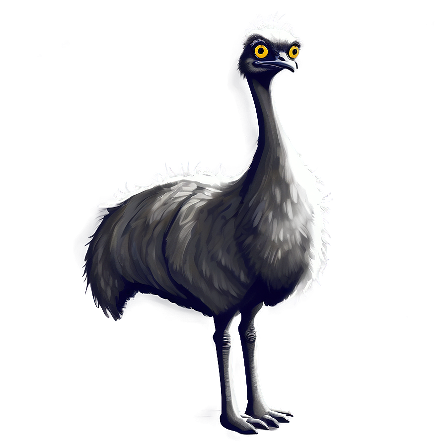 Emu Sketch Png Ldp