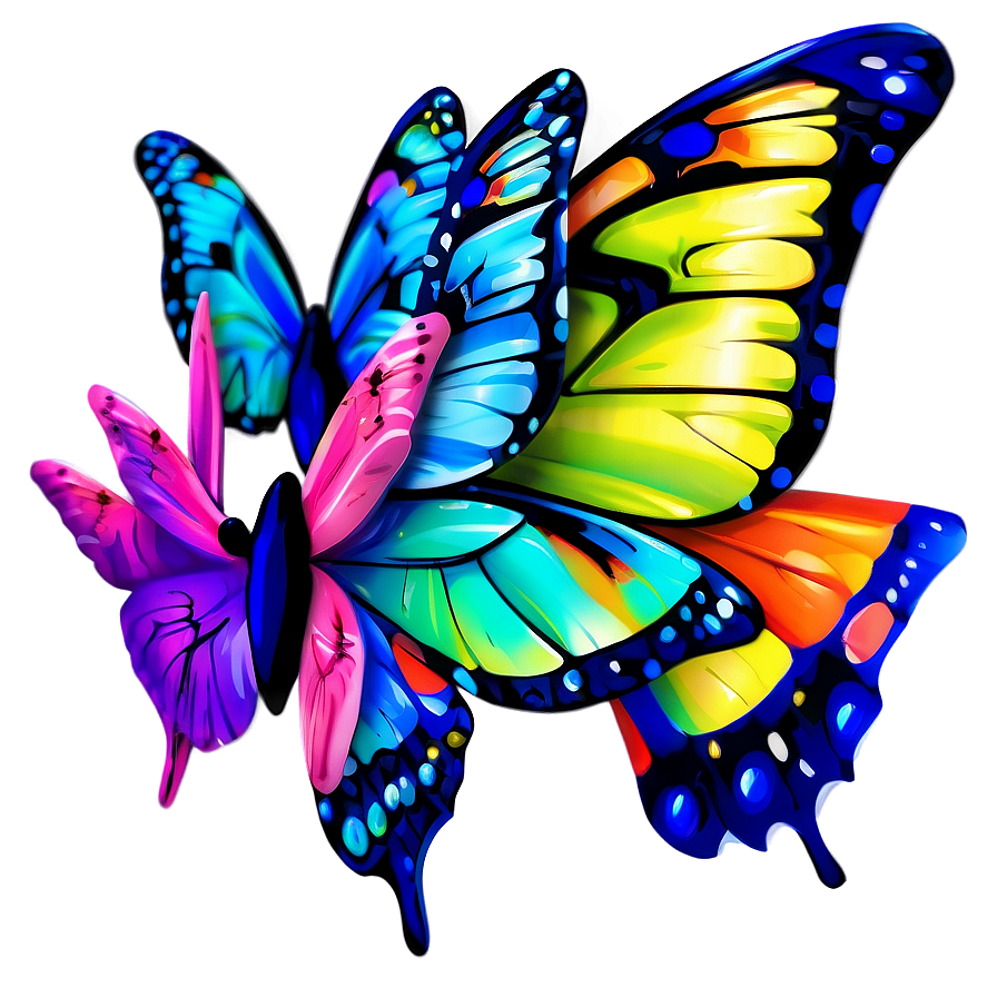 Enchanted 3d Butterfly Png Pkj