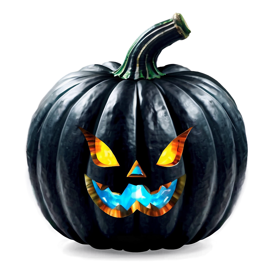 Enchanted Black Pumpkin Png 06282024