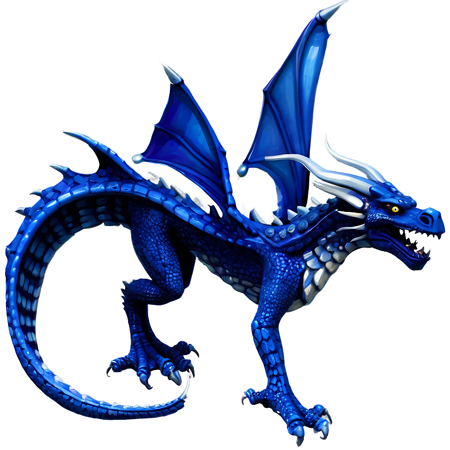 Enchanted Blue Dragon Png 73