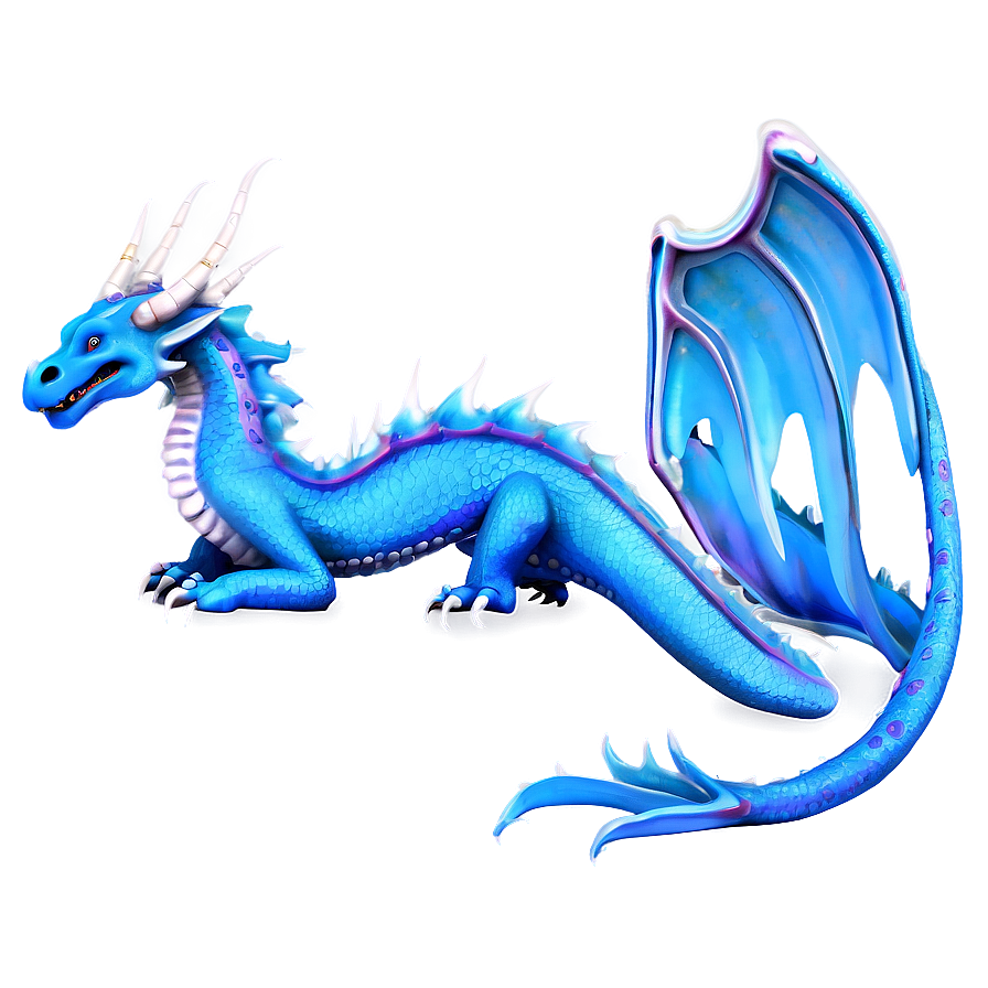 Enchanted Blue Dragon Png Vvp82