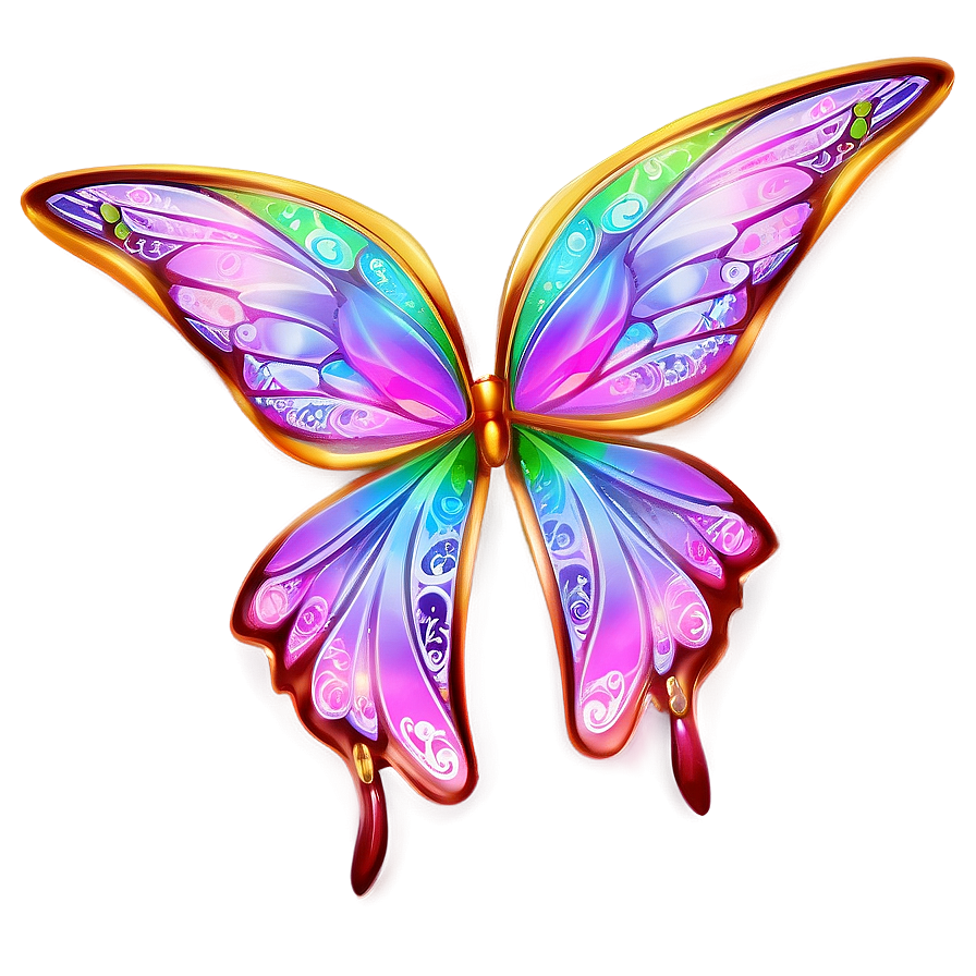 Enchanted Fairy Wings Illustration Png 83