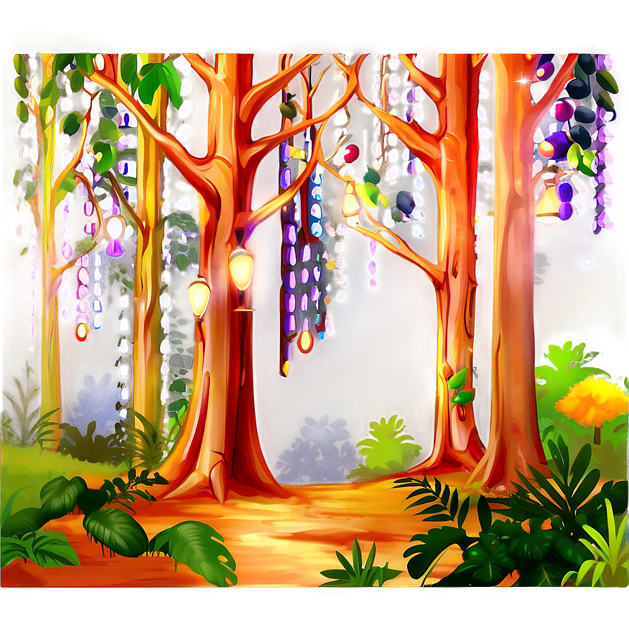 Enchanted Forest Background Clipart Png Egh4