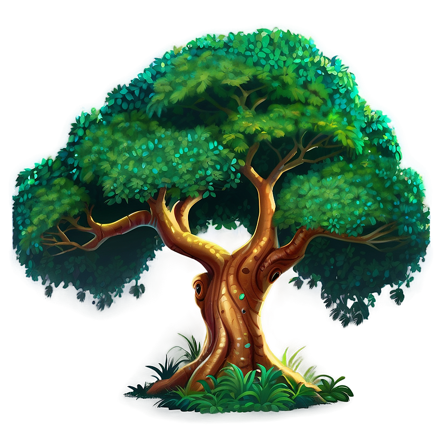 Enchanted Forest Big Tree Png Tut