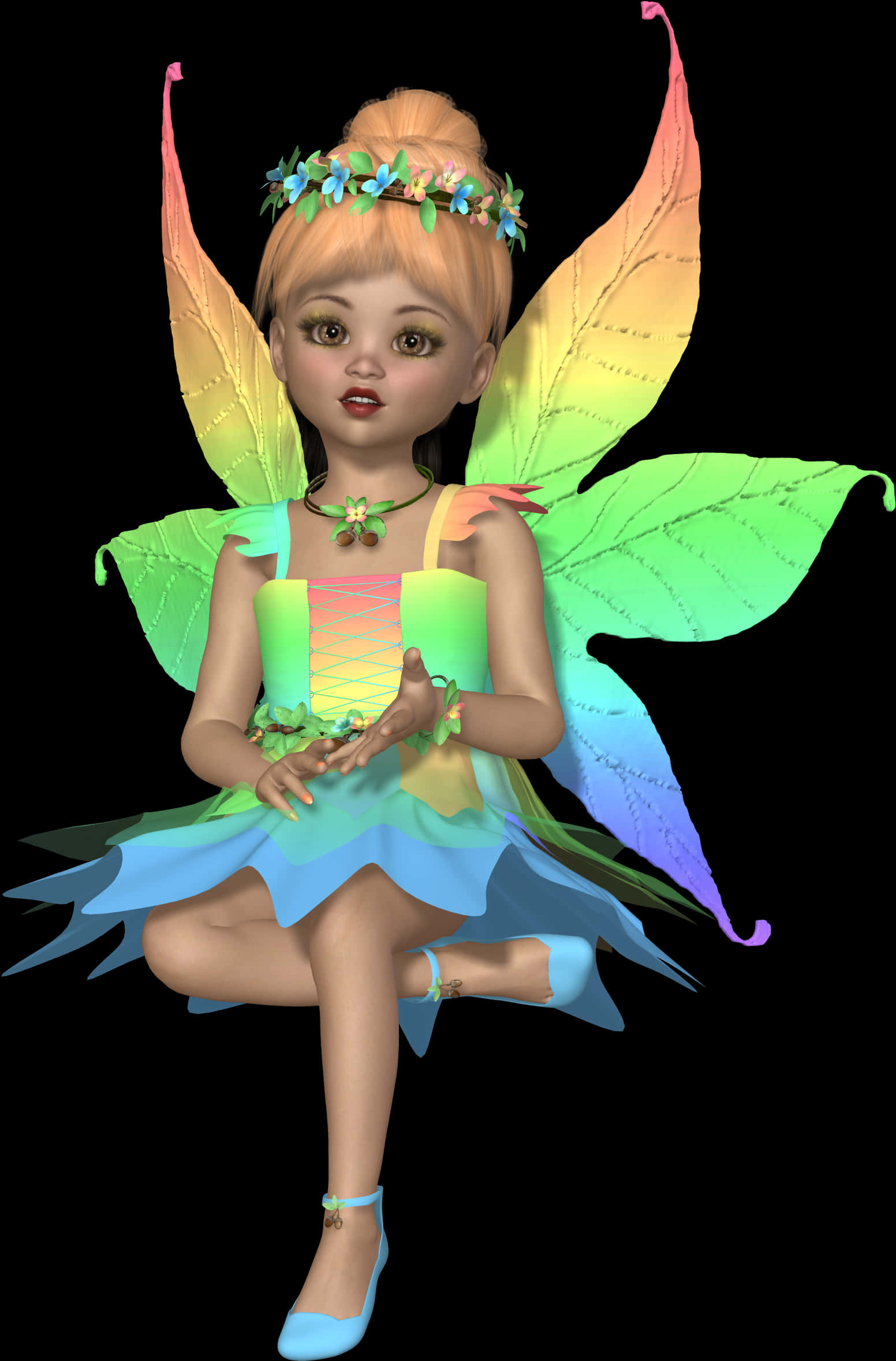 Enchanted Forest Fairy Illustration