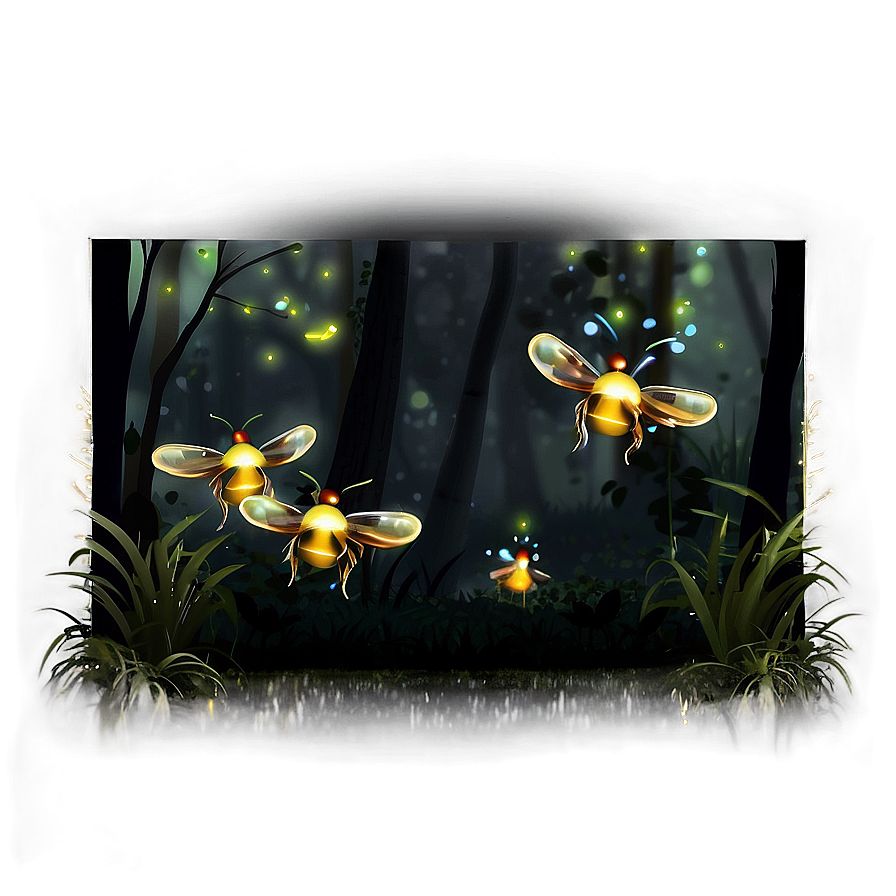 Enchanted Forest Fireflies Png 56