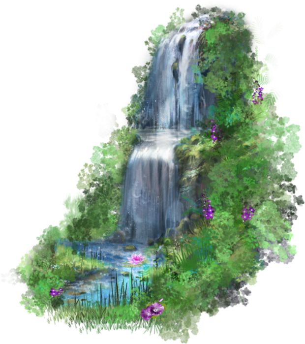 Enchanted Forest Waterfall