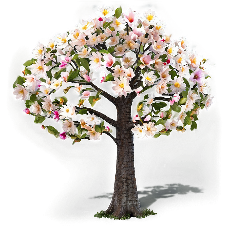 Enchanted Garden Flower Tree Png 06282024