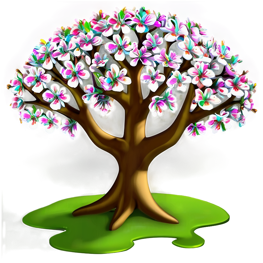 Enchanted Garden Flower Tree Png 67