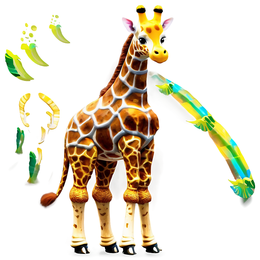 Enchanted Giraffe Scene Png 86