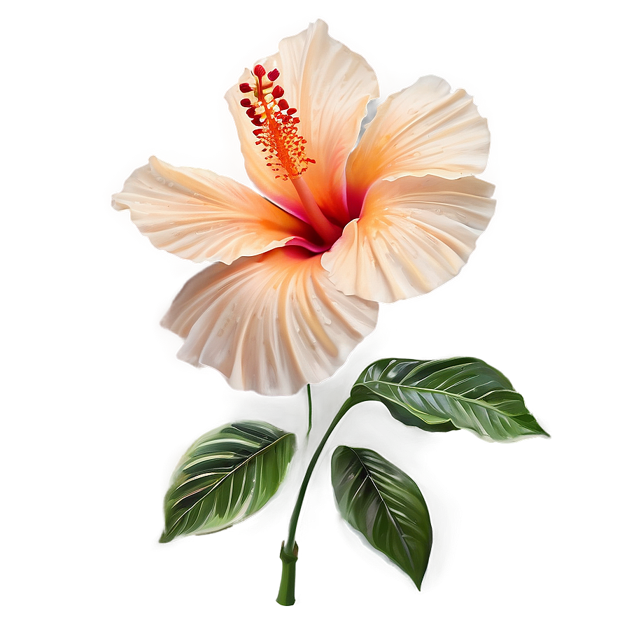 Enchanted Orange Hibiscus Png 89