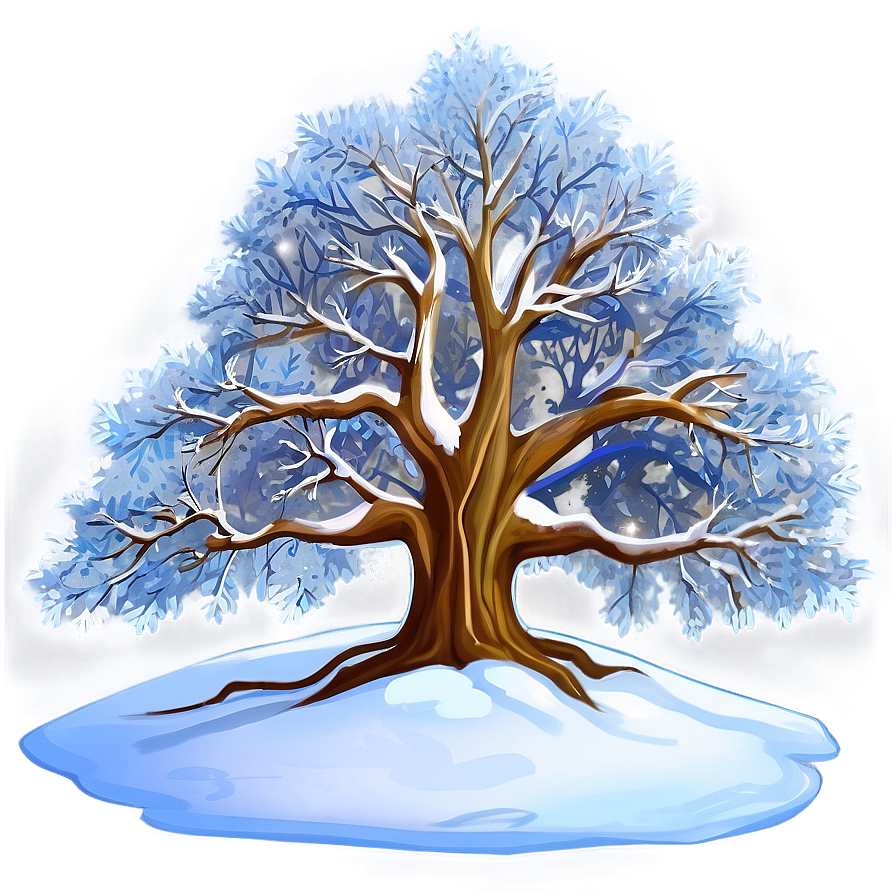 Enchanted Snowy Tree Png 73