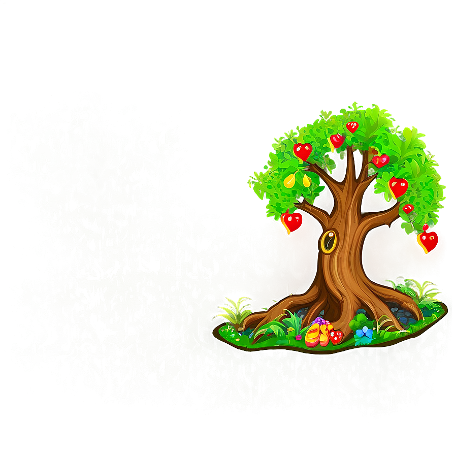 Enchanted Tree Design Png Bar29