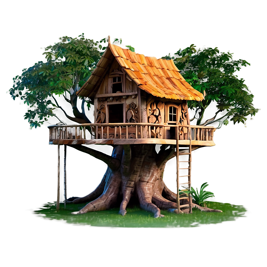 Enchanted Tree House Png 06282024