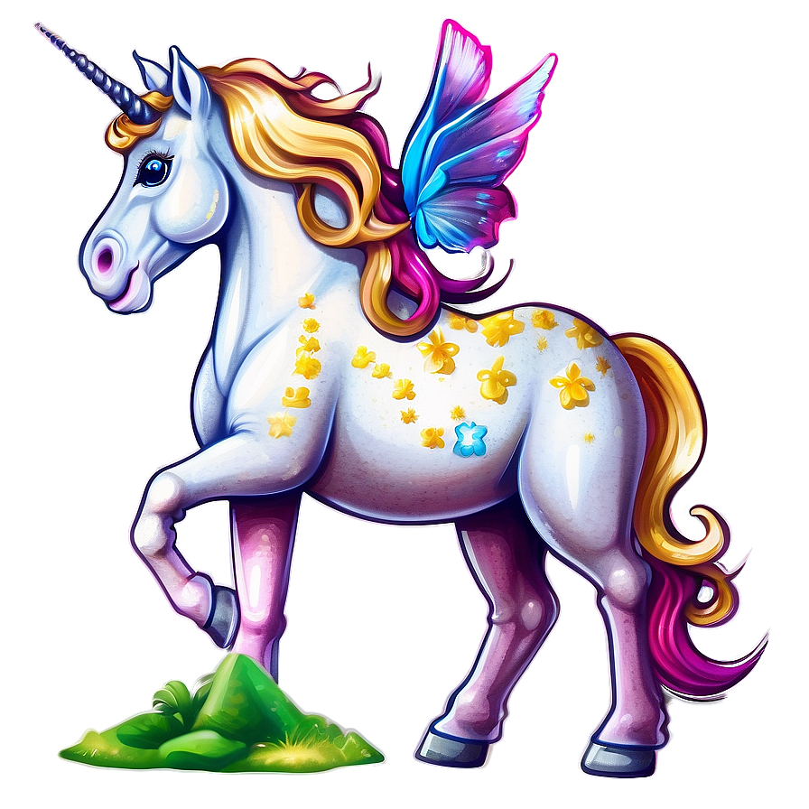 Enchanted Unicorn Clipart Png 4