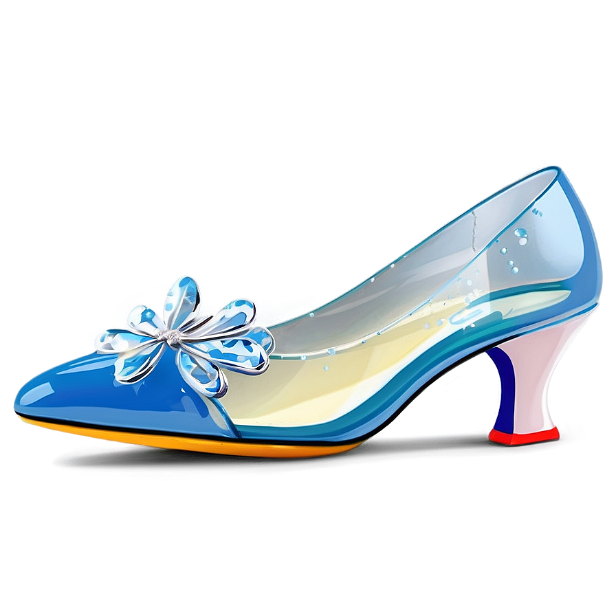 Enchanting Glass Cinderella Heel Png 73