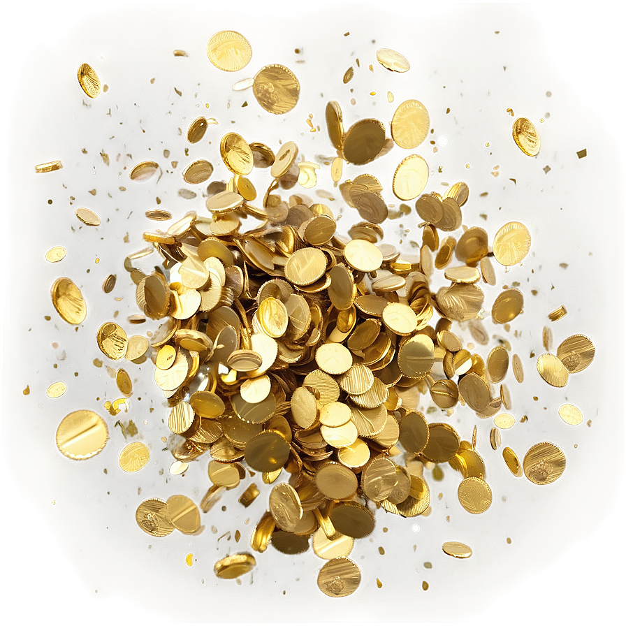 Enchanting Gold Confetti Png His