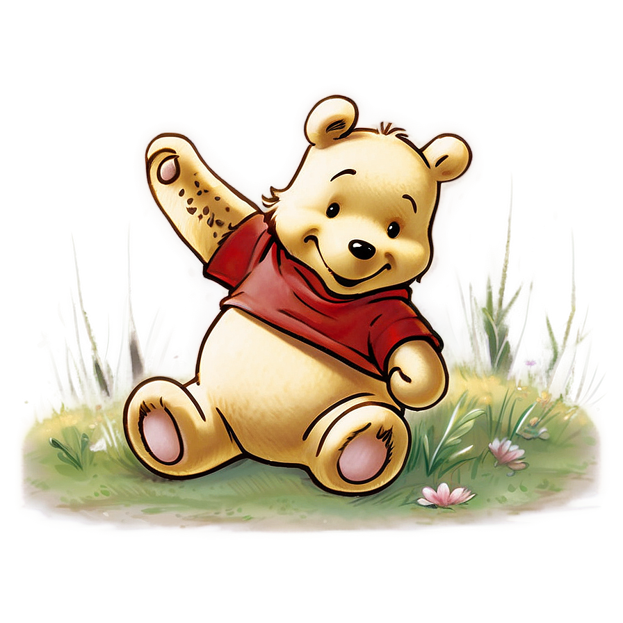 Endearing Classic Pooh Png 06292024