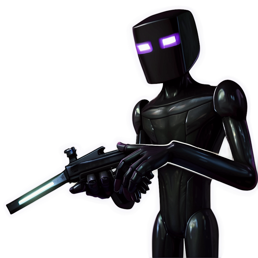 Enderman Character Art Png 44