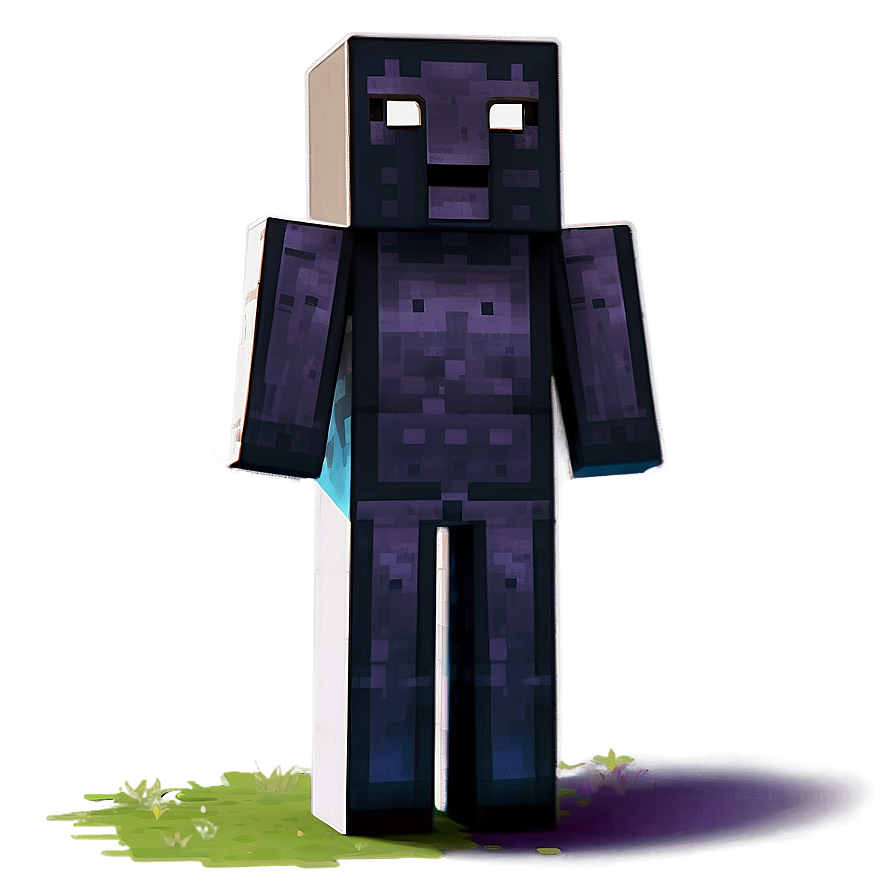 Enderman In Minecraft Village Png 05242024