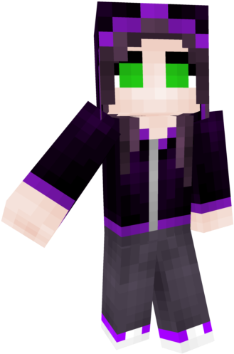 Enderman Inspired Minecraft Character