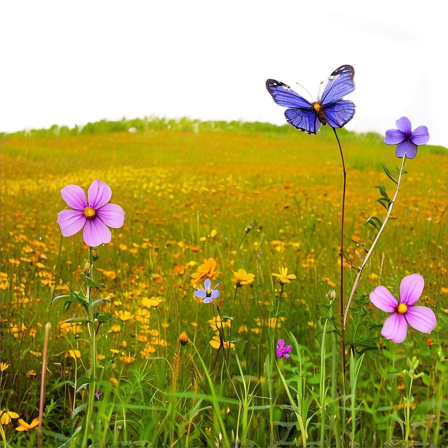 Endless Wildflower Field Png Oqy