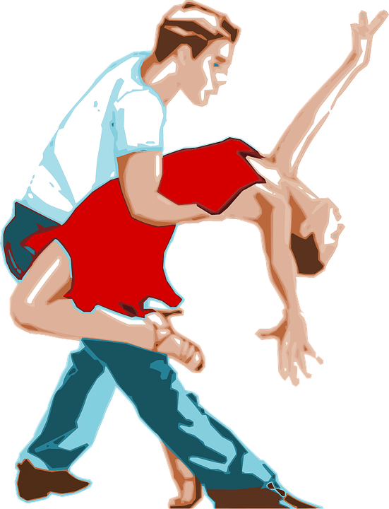 Energetic Dance Move Illustration