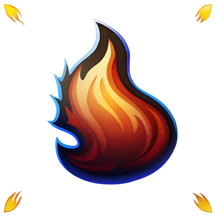 Energetic Fire Emoji Png Gbe56