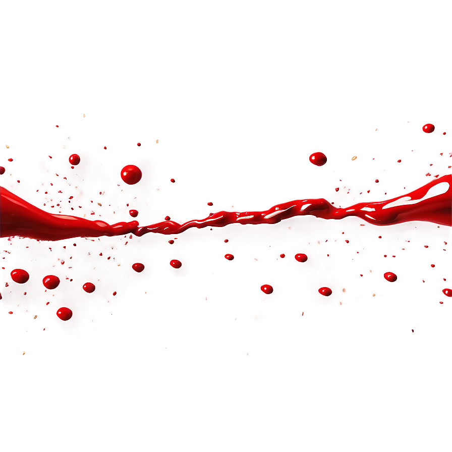 Energetic Red Paint Scatter Png 73