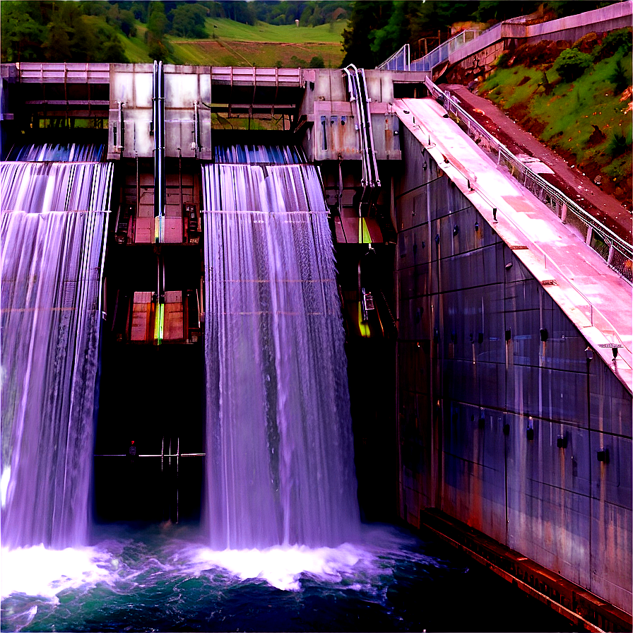 Energy Production Hydro Dam Png 06292024