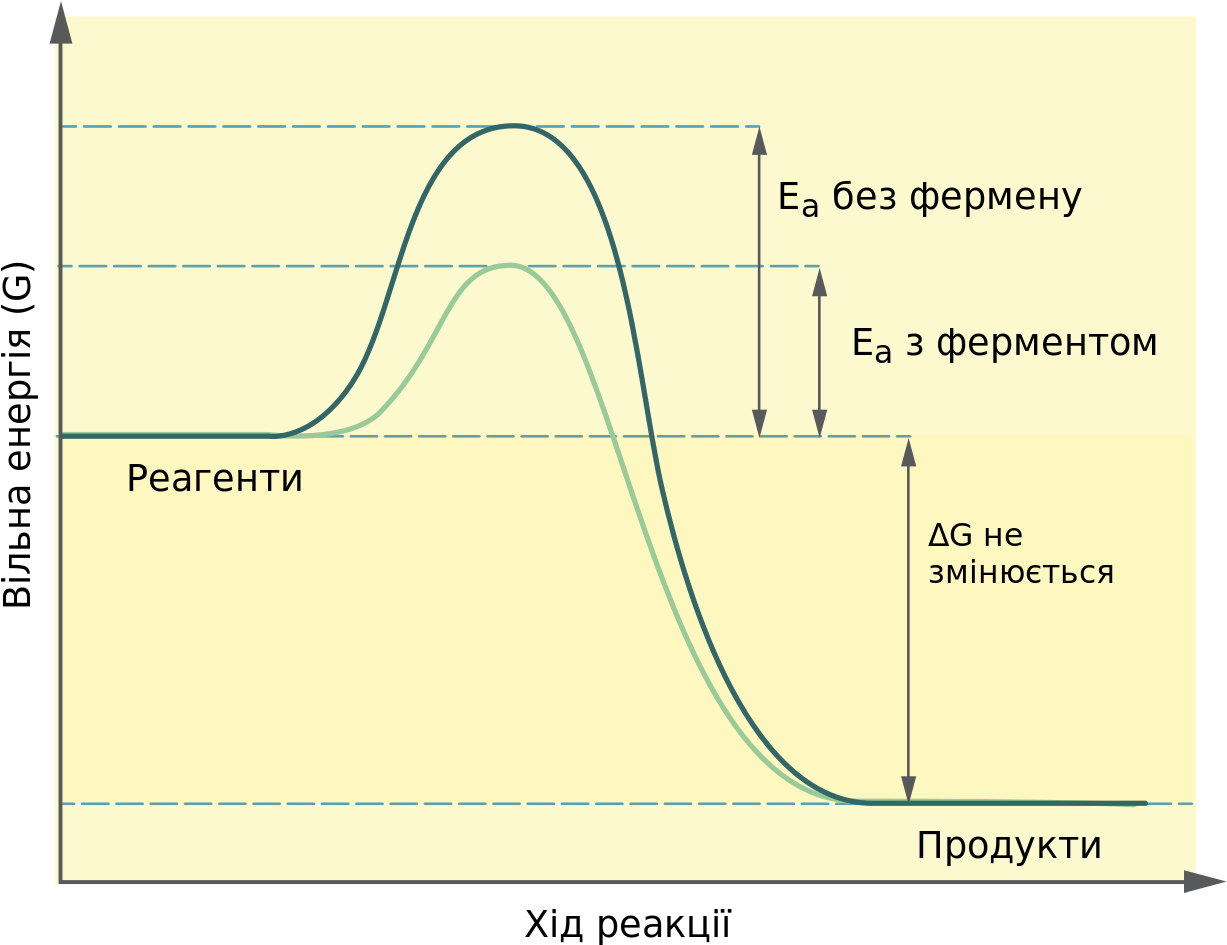 Energy Profile Reaction Pathwaywith Enzyme